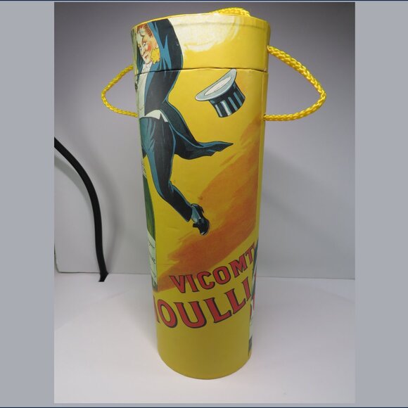 Vicomte de Moulliac Champagne or wine bottle carrier Craft storage French Art - Picture 4 of 9